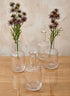 7.75in Tall Marie Curie Flask Glass Vase Decor Jamali Garden