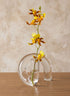 4.5in Tall Serpent Bud Glass Vase Decor Jamali Garden