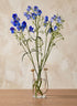 6in Tall Gold Handle Glass Vase Decor Jamali Garden