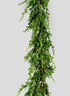 5ft Long Double Cypress Garland Decor Jamali Garden