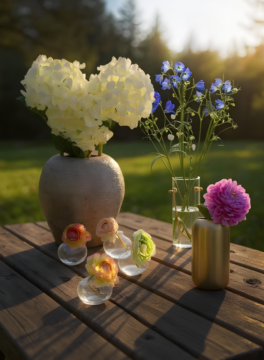 10.5in Tall Miko Rustic Beige Vase – Jamali Garden