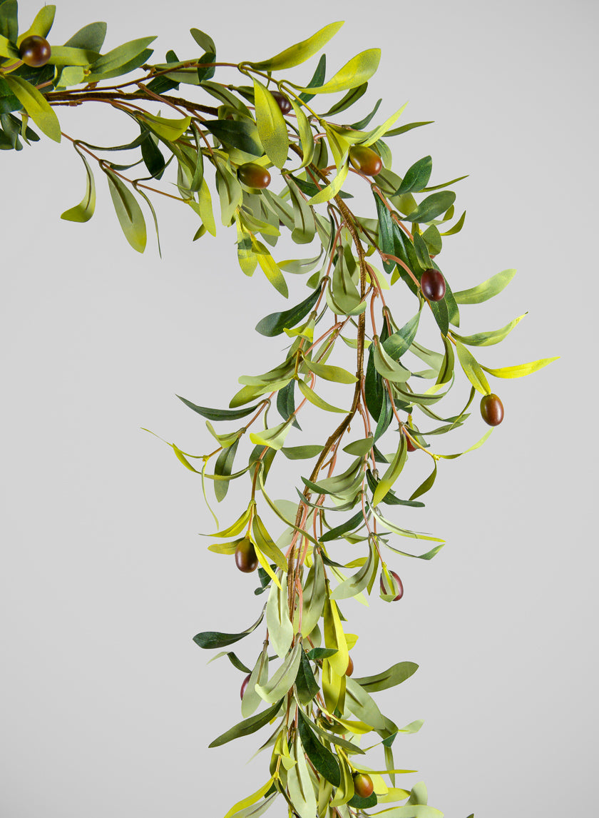 64in Long Freshly Ripe Olive Tree Garland – Jamali Garden
