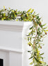 64in Long Freshly Ripe Olive Tree Garland Decor Jamali Garden