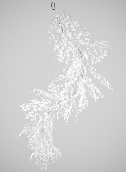 5ft Long Winter Snow Look Alpine Mix Garland, Case of 4 Decor Jamali Garden