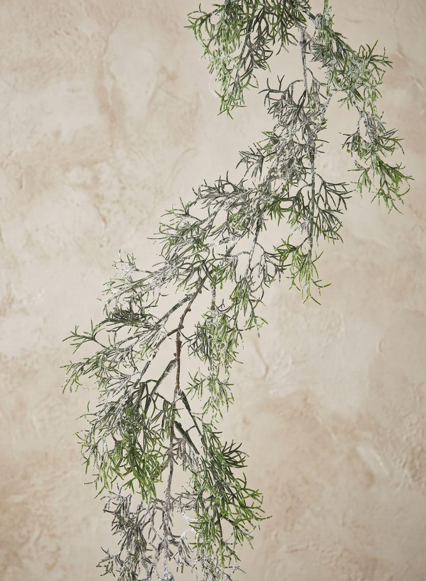 44in Long Iced Pice Garland, Case of 12 Decor Jamali Garden