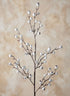 32in Long Iced Flocked Winter White Berry Pick, Case of 12 Decor Jamali Garden
