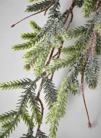 28in Long Fresh Ice Look Pine Pick, Case of 12 Decor Jamali Garden