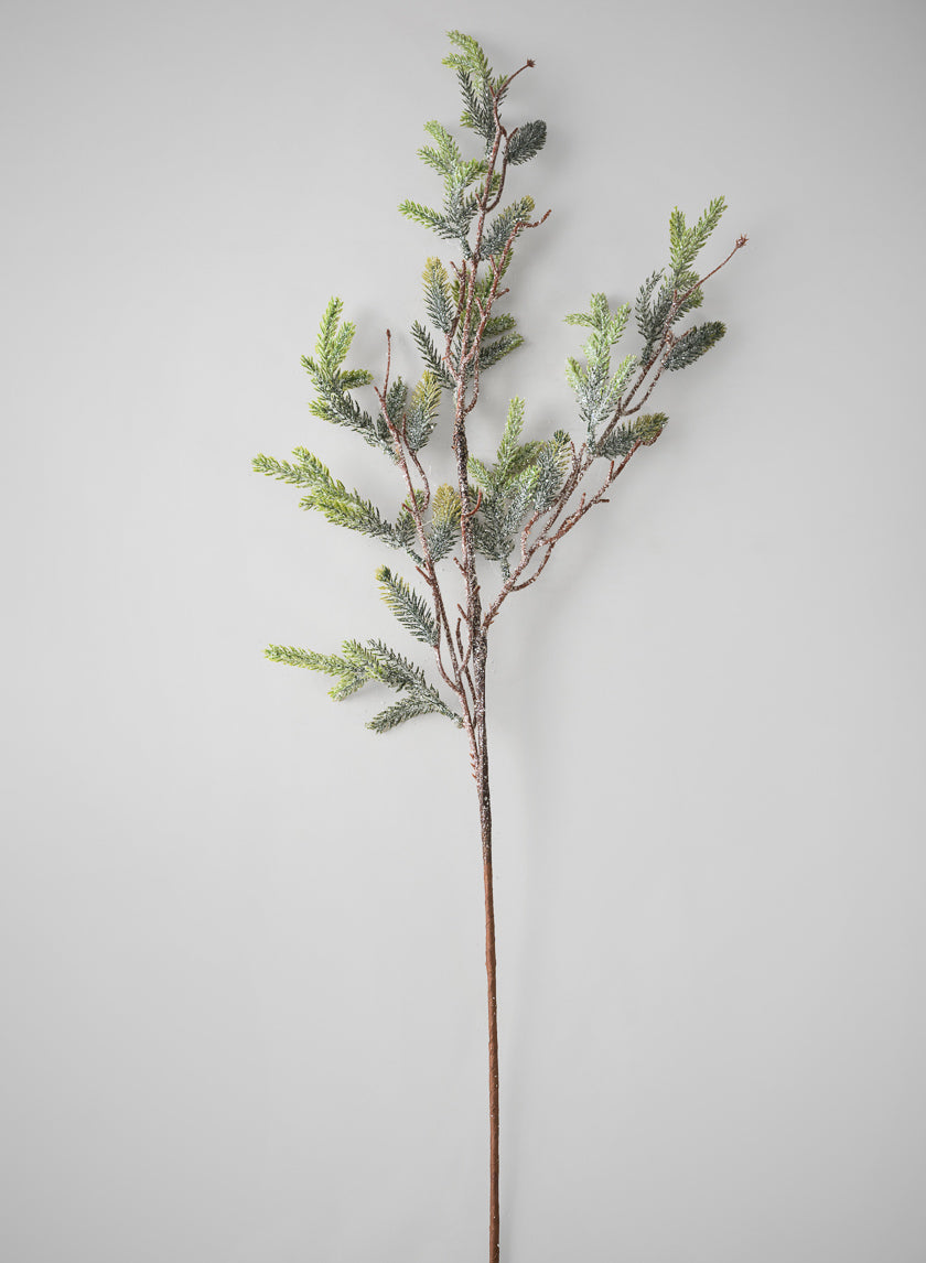 28in Long Fresh Ice Look Pine Pick, Case of 12 Decor Jamali Garden