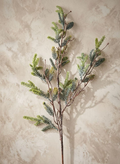 28in Long Fresh Ice Look Pine Pick, Case of 12 Decor Jamali Garden