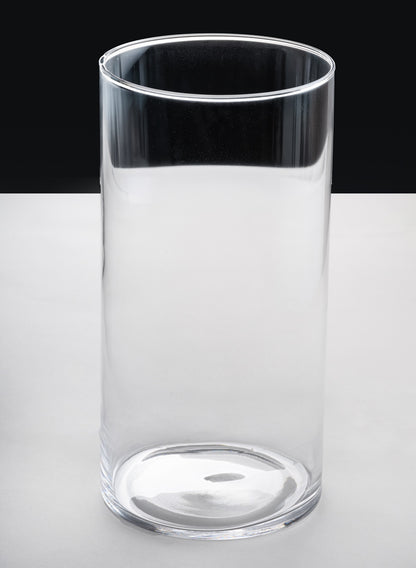 12in Tall Best Value Glass Cylinder Vase Decor Jamali Garden