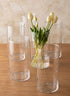 12in Tall Best Value Glass Cylinder Vase, Set of 6 Decor Jamali Garden