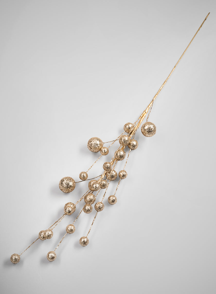 30in Long Champagne Mini Ball Pick, Case of 12 Decor Jamali Garden