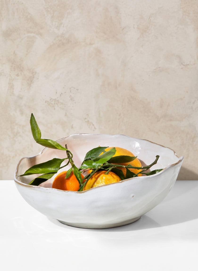 10.5in Wide Freeform Edge Ceramic Potter&