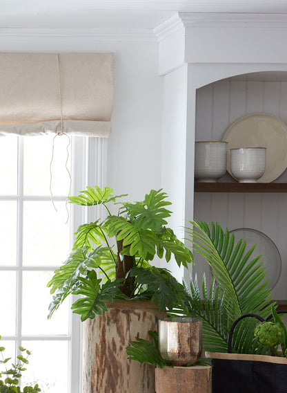 Glazed Ceramic Pedestal Bowl, Set of 2 Decor Jamali Garden