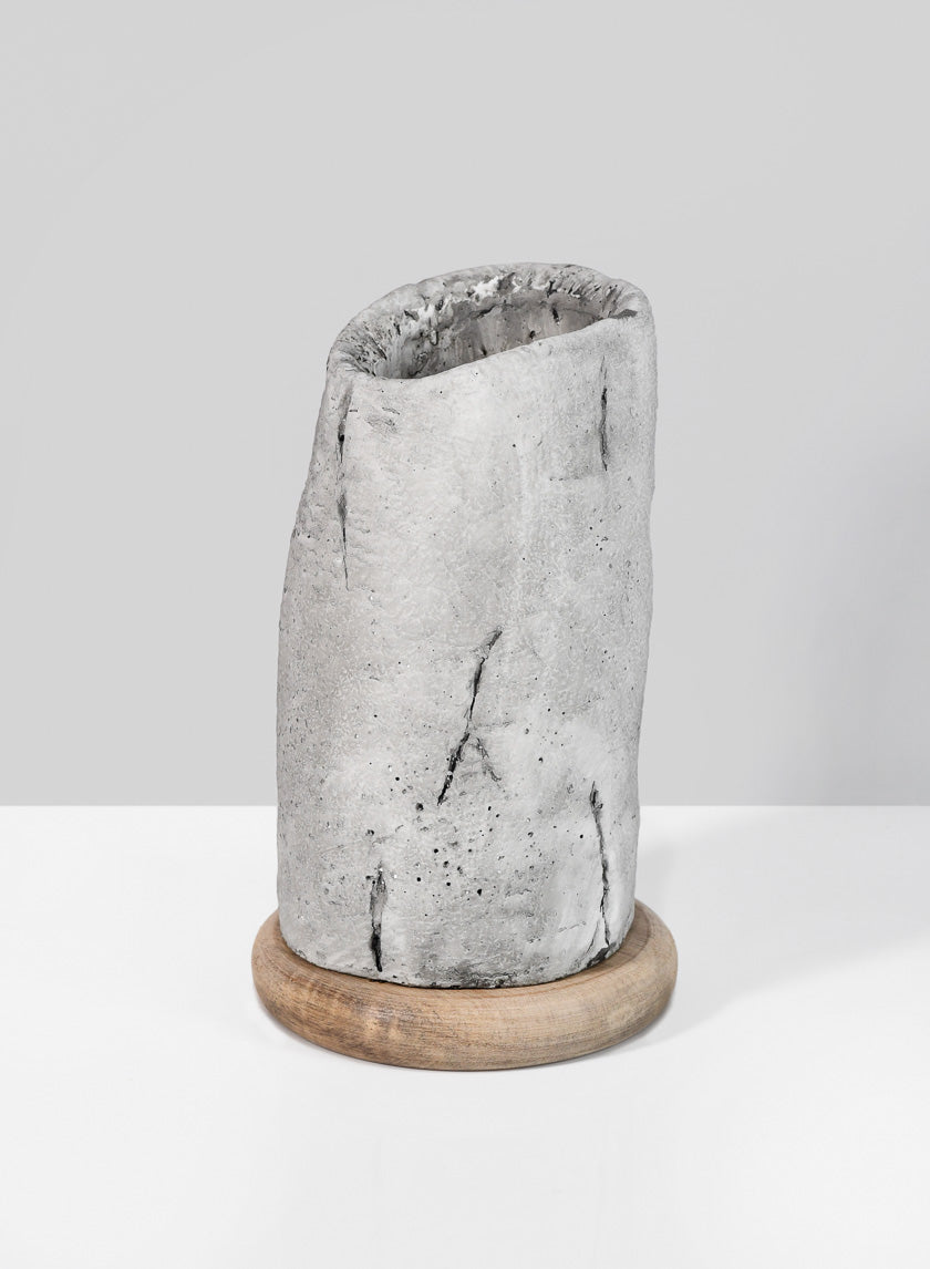 Lava Cement Vase Decor Jamali Garden