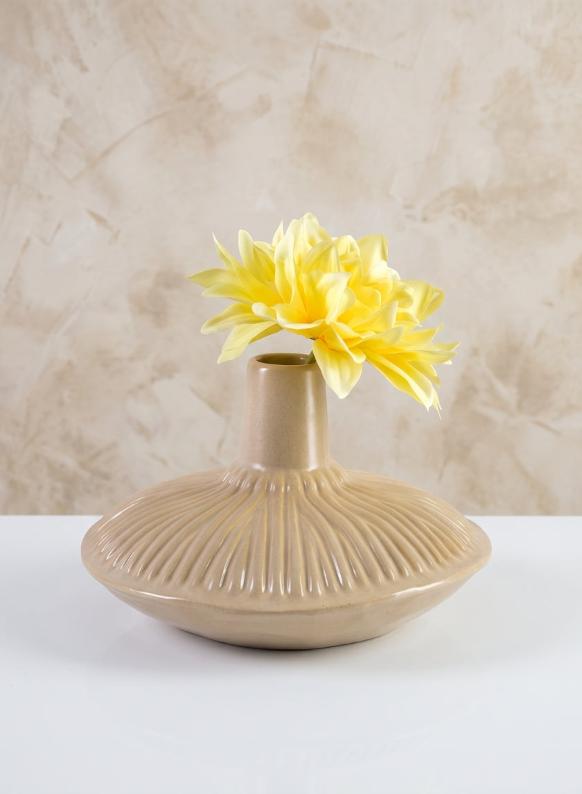 9in Wide Arita Handcrafted Ceramic Deco Vase Decor Jamali Garden