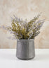 5in Tall Hagi Black Terrazo Ceramic Planter Decor Jamali Garden