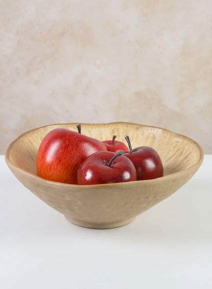 8.25in Wide Satsuma Artisan Ceramic Bowl