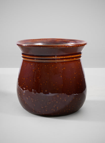 5in Tall Aveiro Oxblood Red Bell Ceramic Planter Decor Jamali Garden