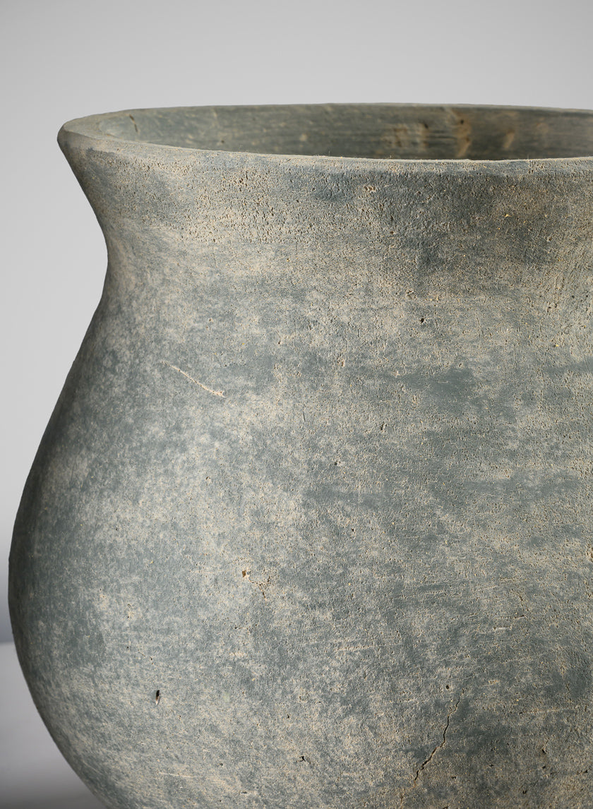 12.5in Tall Amadora Weathered Stoneware Deco Vase Decor Jamali Garden