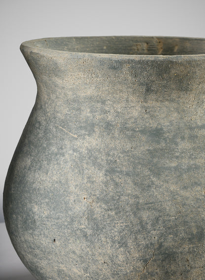 12.5in Tall Amadora Weathered Stoneware Deco Vase Decor Jamali Garden