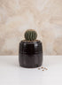 5.5in Toulouse Black Cachepot