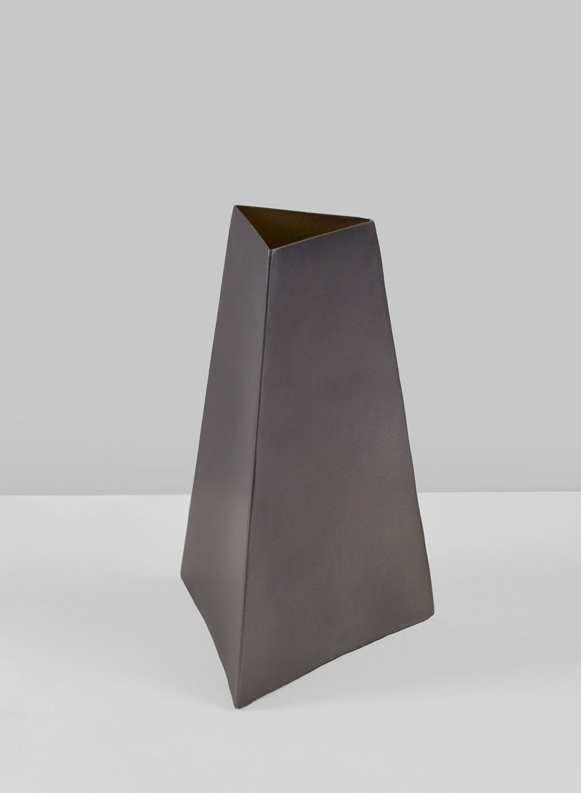 Piza Traingle Stainless Steel Vase