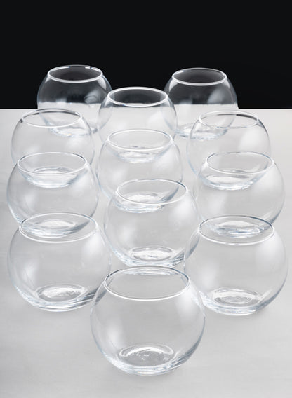 4.75in Wide Best Value Glass Fishbowl Decor Jamali Garden