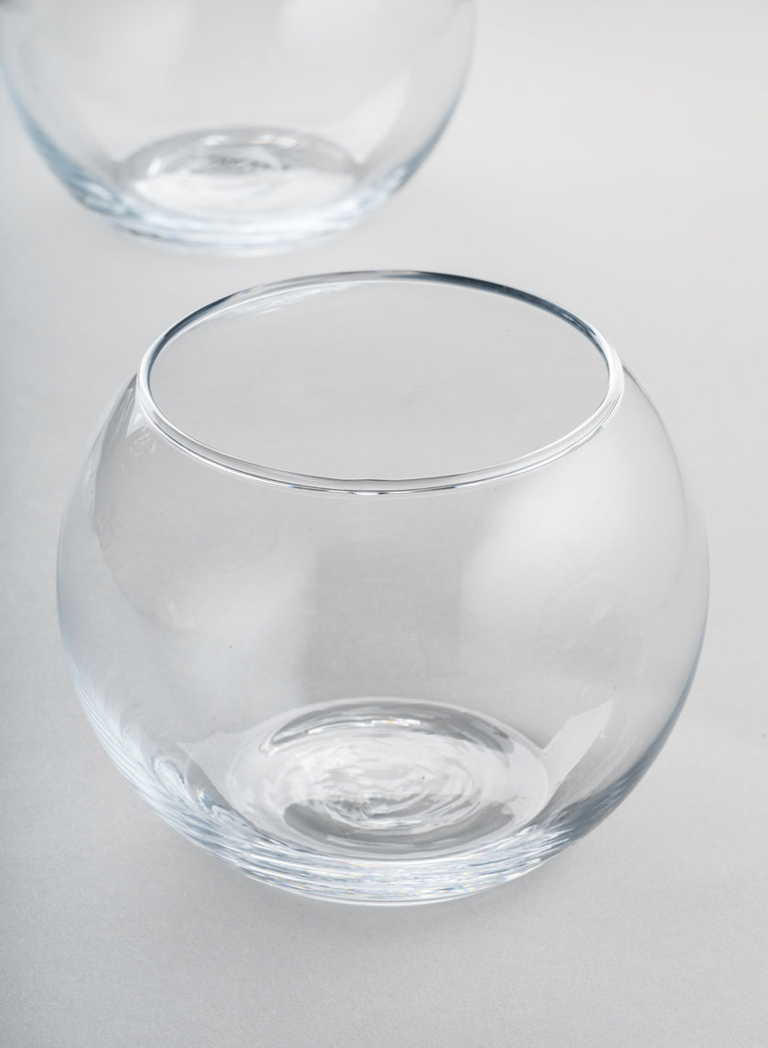 4.75in Wide Best Value Glass Fishbowl Decor Jamali Garden