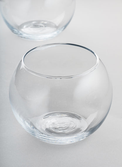 4.75in Wide Best Value Glass Fishbowl Decor Jamali Garden