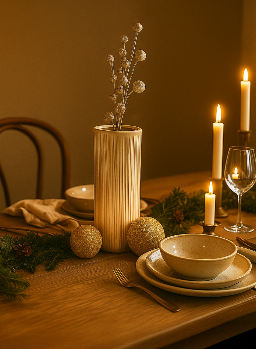 4in Round Gilded Gold Ornament, Set of 6 Decor Jamali Garden