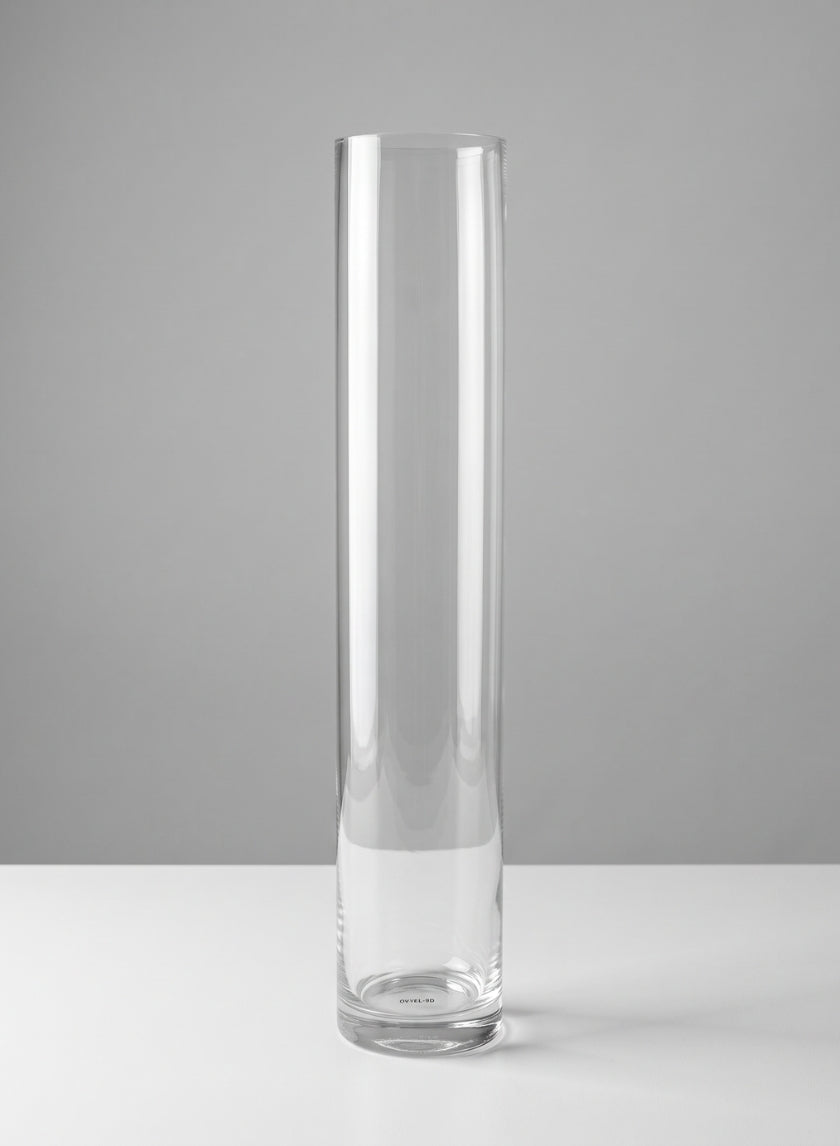 23½ Tall Glass Cylinder Decor Jamali Garden