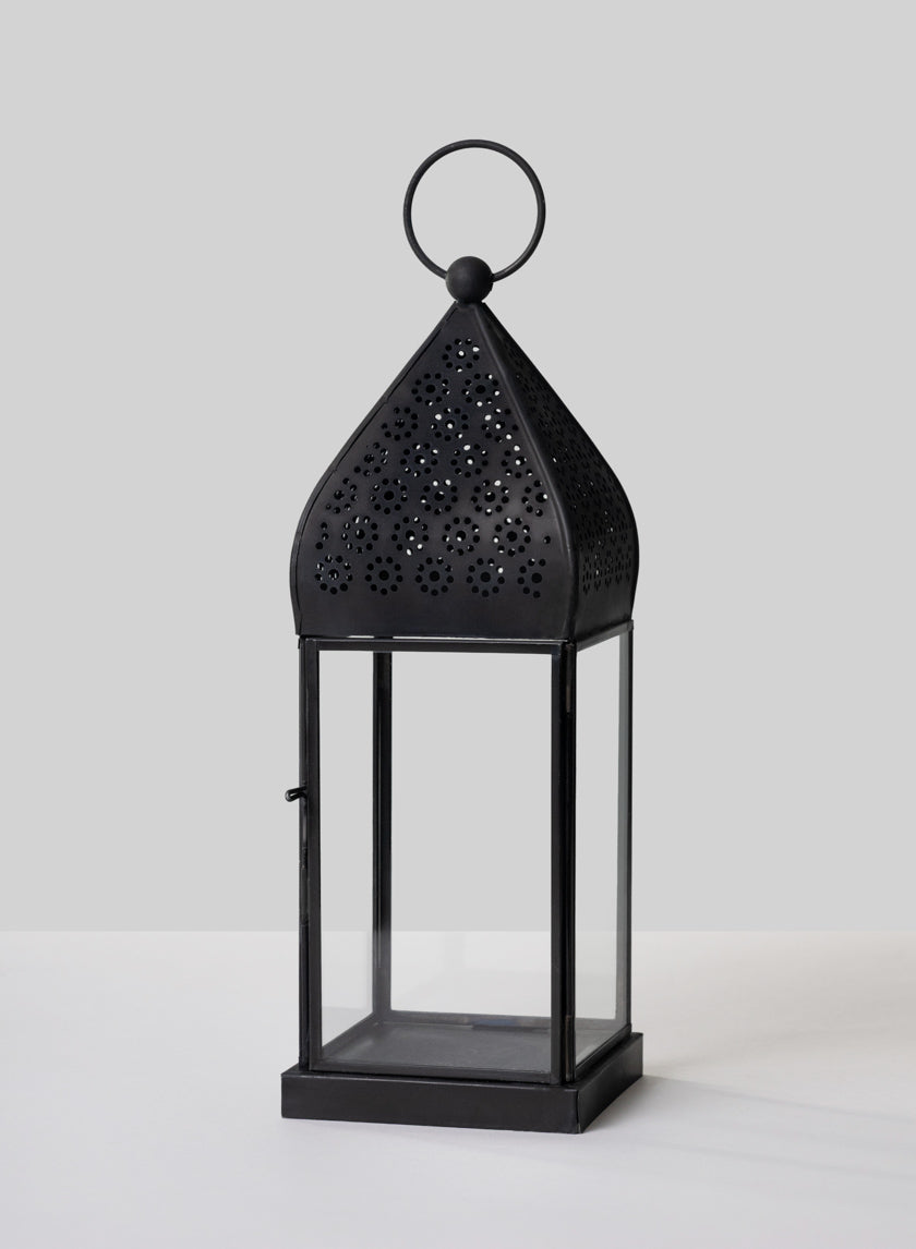 10in Tall Ardeshir Lantern Decor Jamali Garden