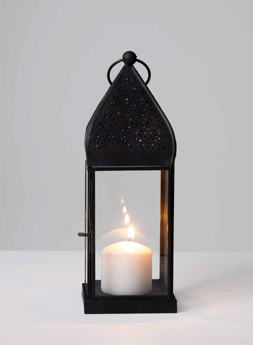 10in Tall Ardeshir Lantern Decor Jamali Garden