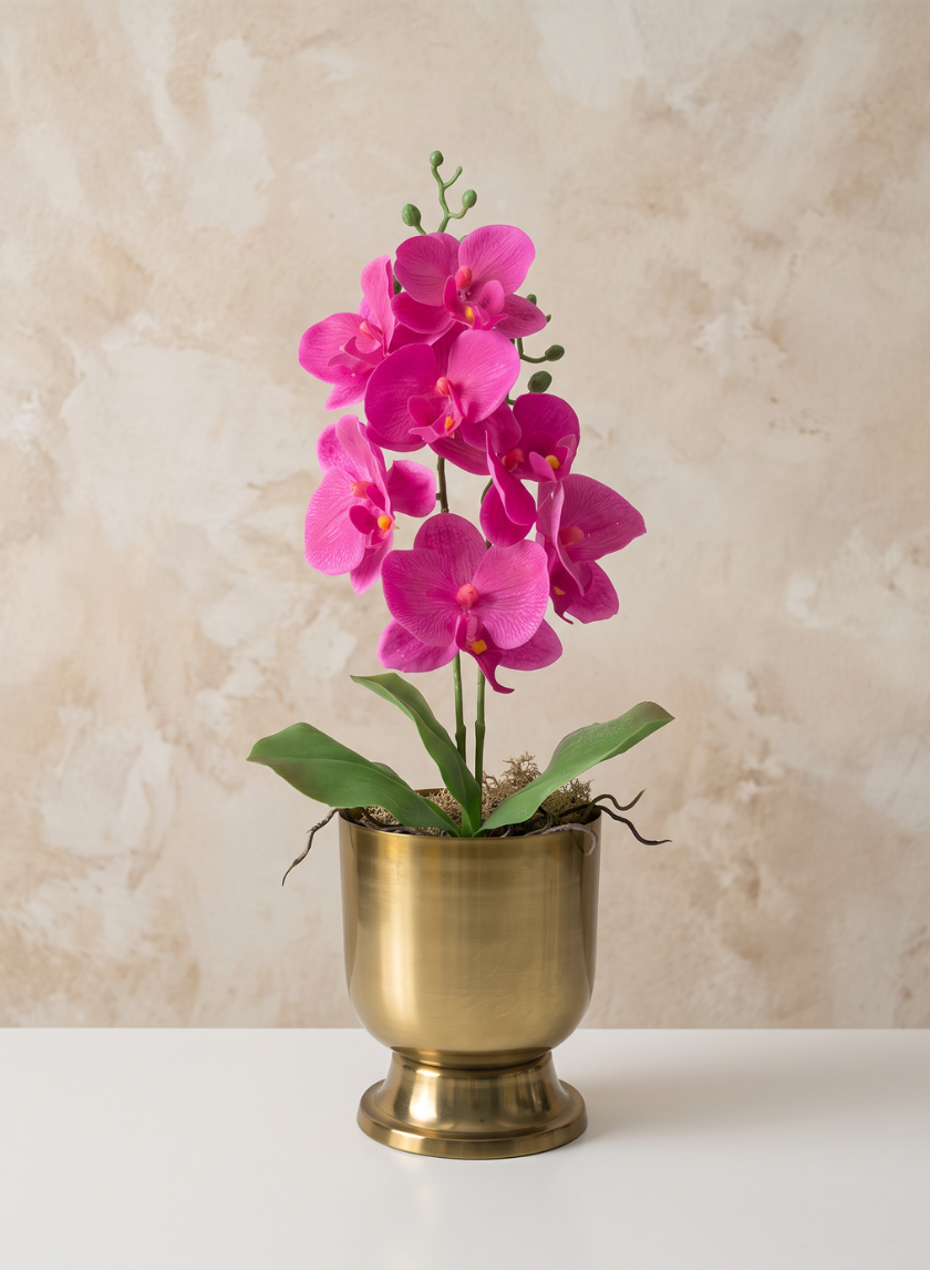 6.5in Tall Farhad Metal Urn Decor Jamali Garden