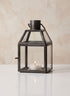 6in Square Antique Zinc Lantern Decor Jamali Garden