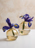 4.5in Tall Amber Luster Glass Ball Vase Decor Jamali Garden