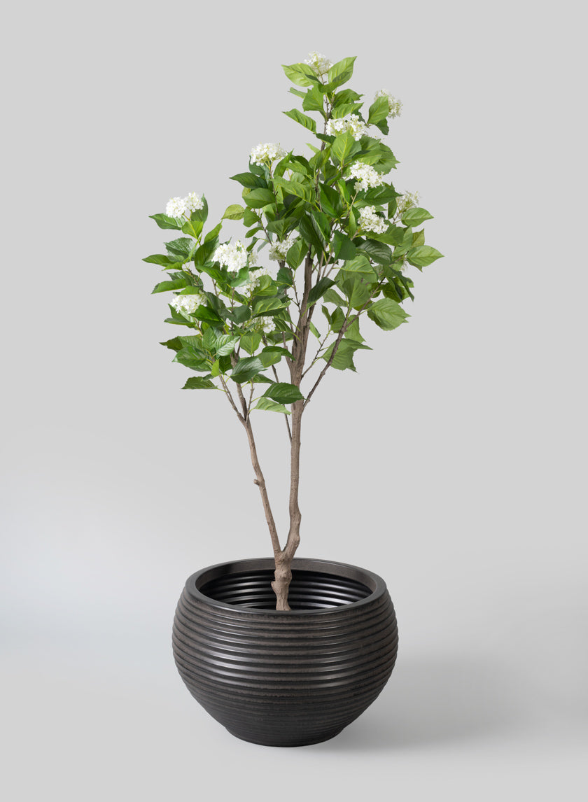 Alfredo Aged Black Real Look PVC Hive Planter Bowl Decor Jamali Garden