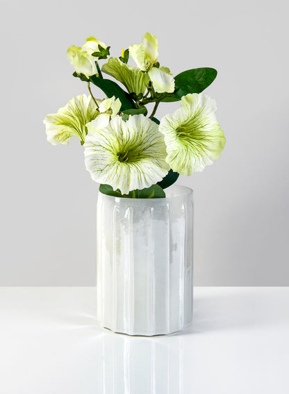 Norvege Pearl White Vase Decor Jamali Garden