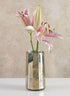 8in Tall Behram Old Silver Mercury Glass Vase Decor Jamali Garden