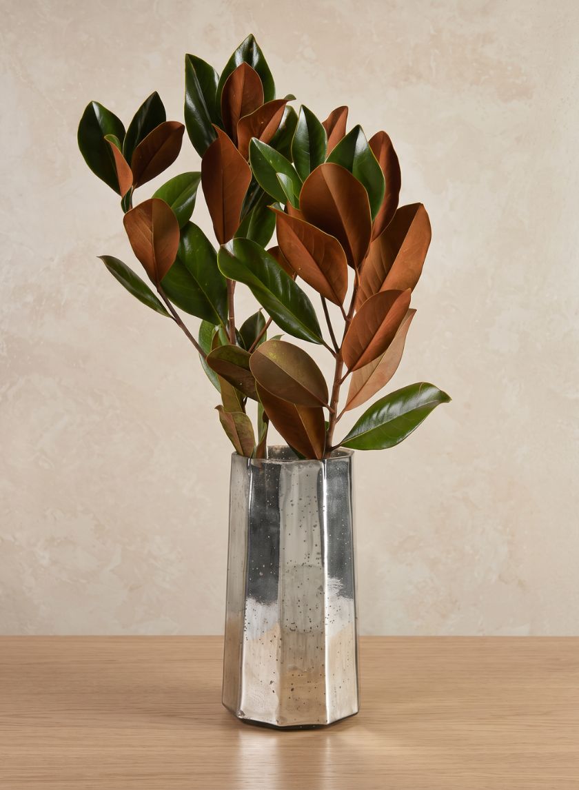 12in Tall Obelisk Deco Glass Vase Decor Jamali Garden