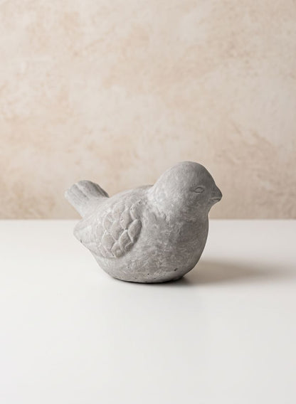 5in Long Atelier Antiqued Cement Bird, Case of 2 Decor Jamali Garden