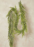 5ft Long Glitter & Snow Evergreen Christmas Garland Decor Jamali Garden