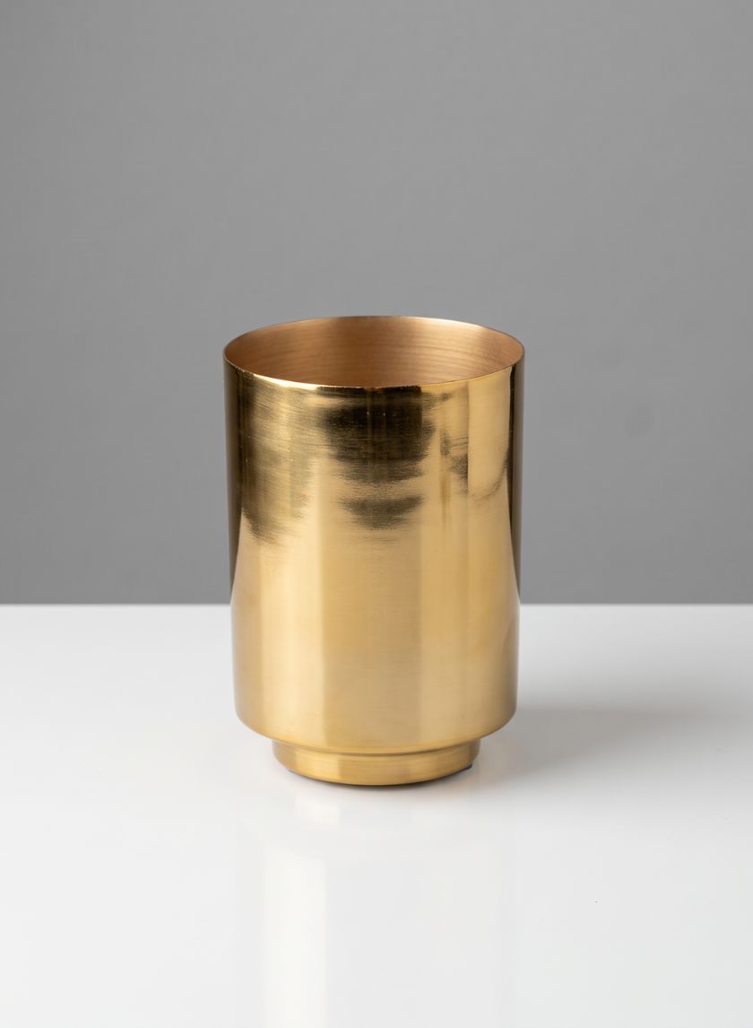 Gold Iron Vase Decor Jamali Garden