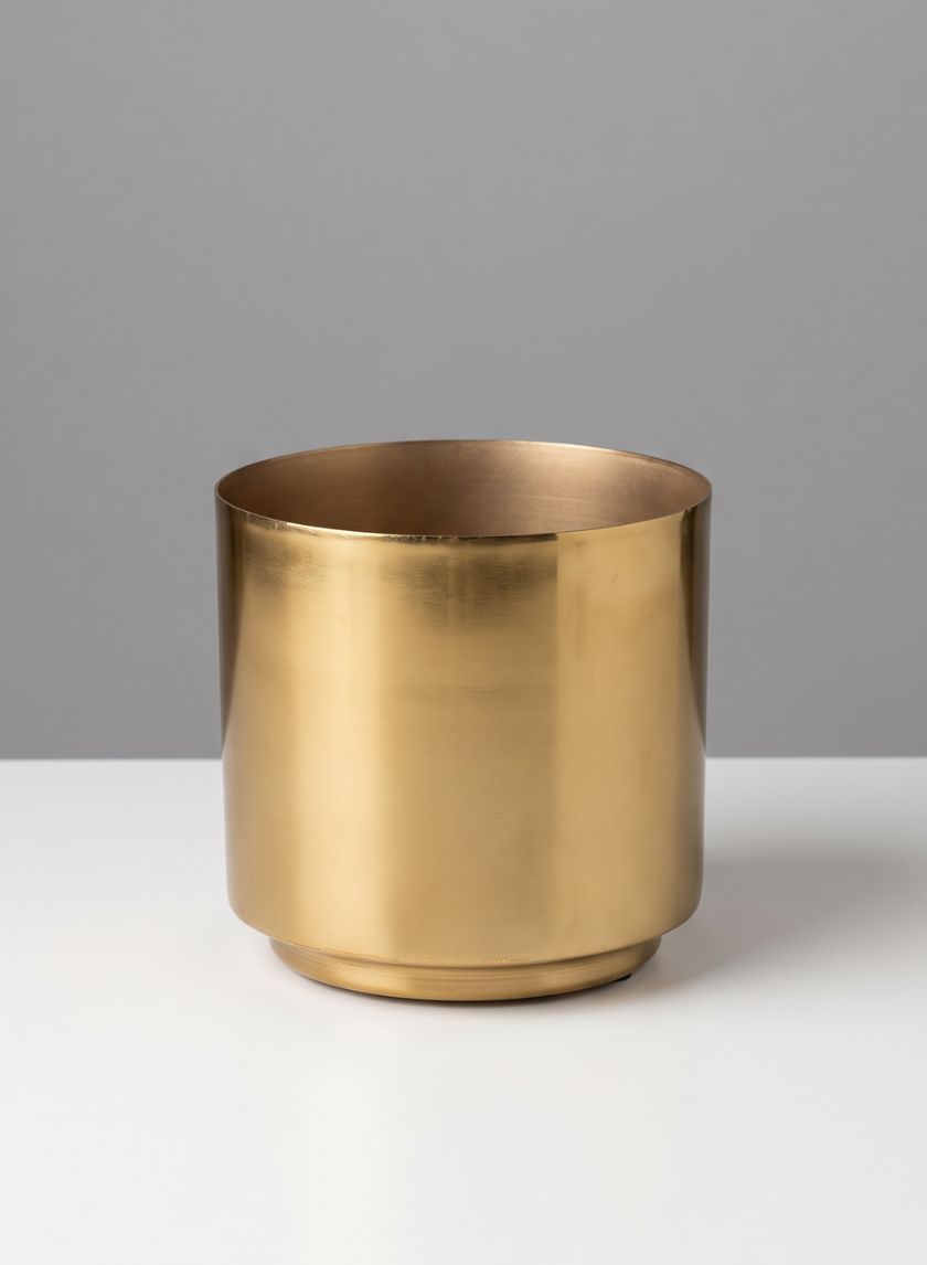 Gold Iron Vase Decor Jamali Garden