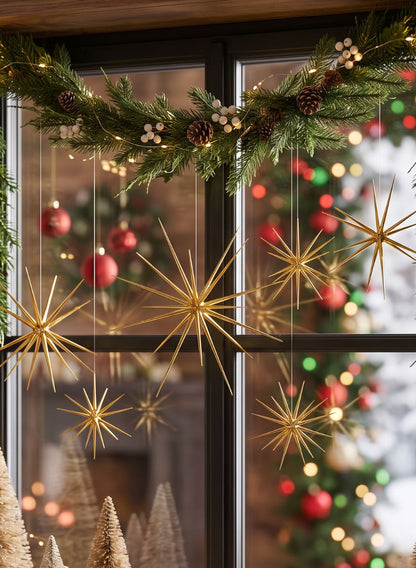 Gold Starburst Ornament