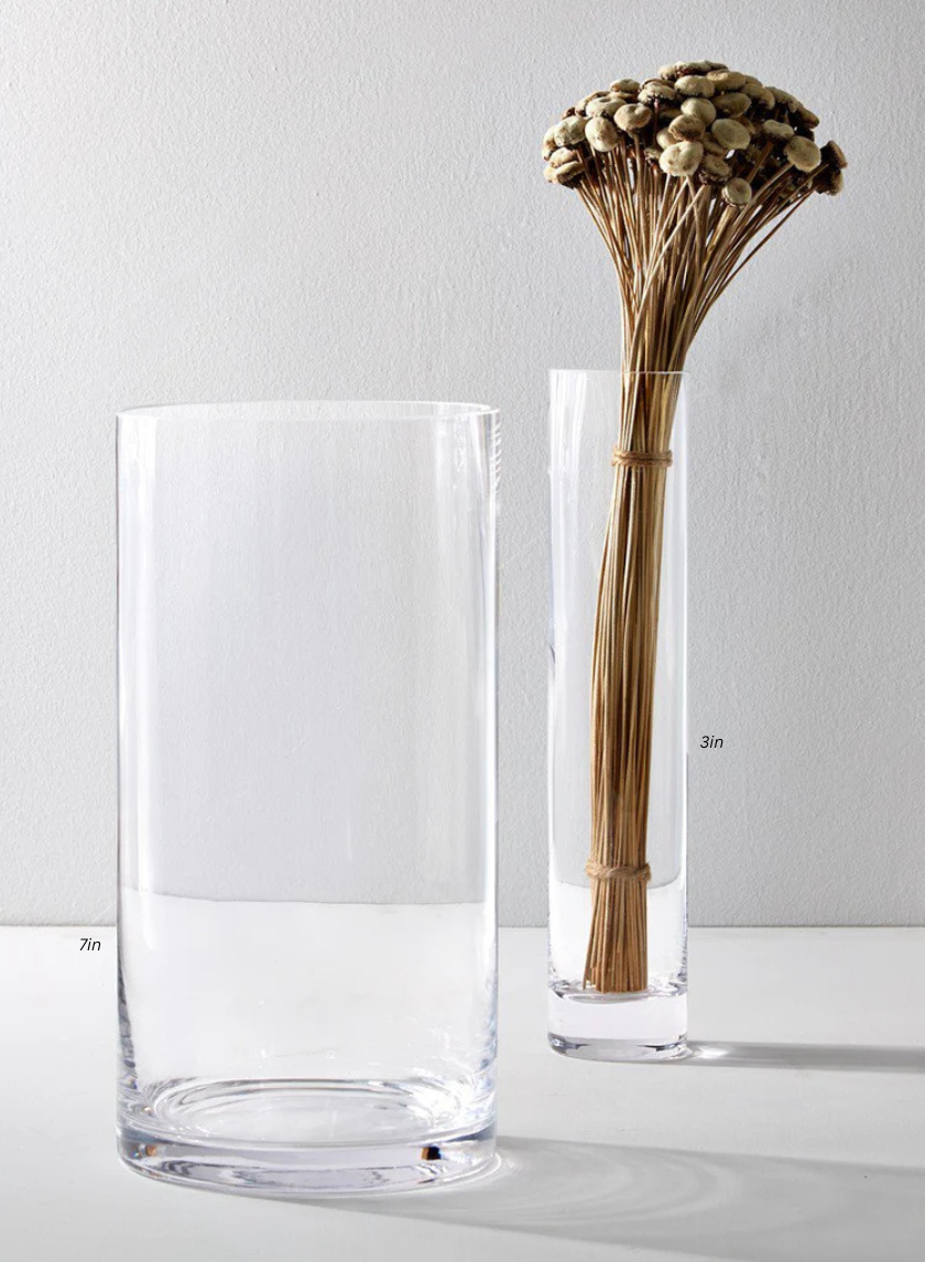 Simple Clear Glass Vases Decor Jamali Garden