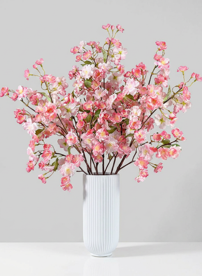 41in Long Pink Cherry Blossom Branch, Case of 12 Decor Jamali Garden