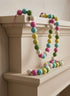 5ft Long Pastel Felt Ball Garland Decor Jamali Garden