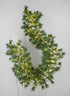 6ft Long Warm White Pre-Lit Garland (200 Lights) Decor Jamali Garden